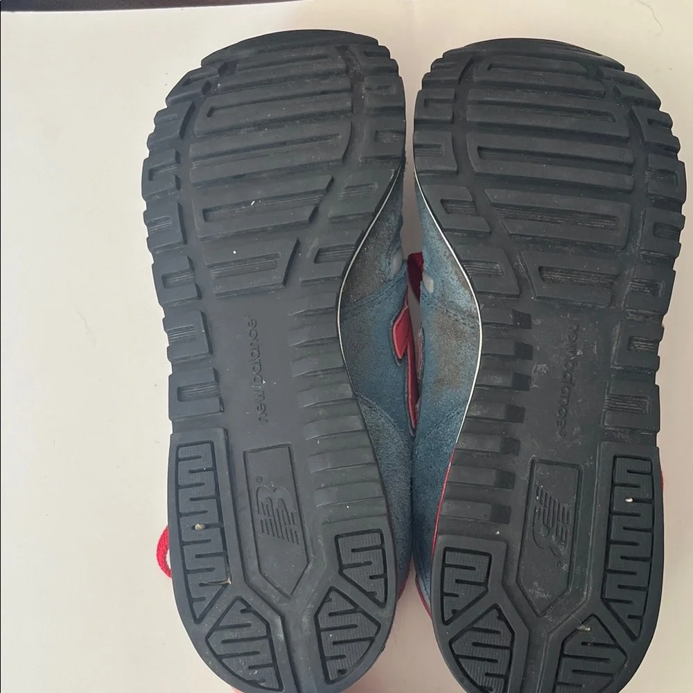 New Balance Red and Blue Gray Sneakers